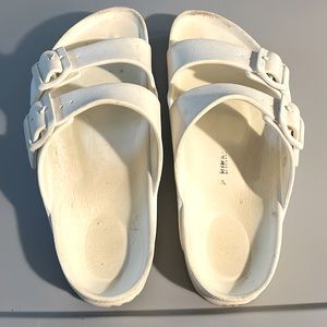 White Birkenstocks size 37